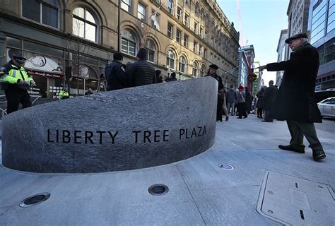 Revolutionary War Heroes Remembered At Reopening Of Liberty Tree Plaza