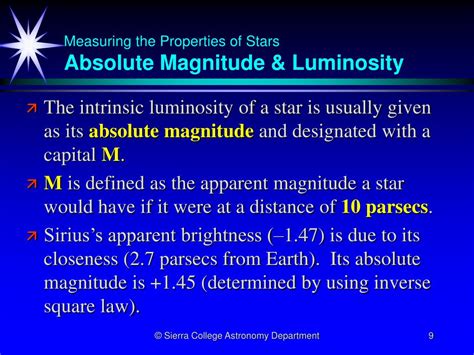 Ppt Measuring The Properties Of Stars Powerpoint Presentation Free