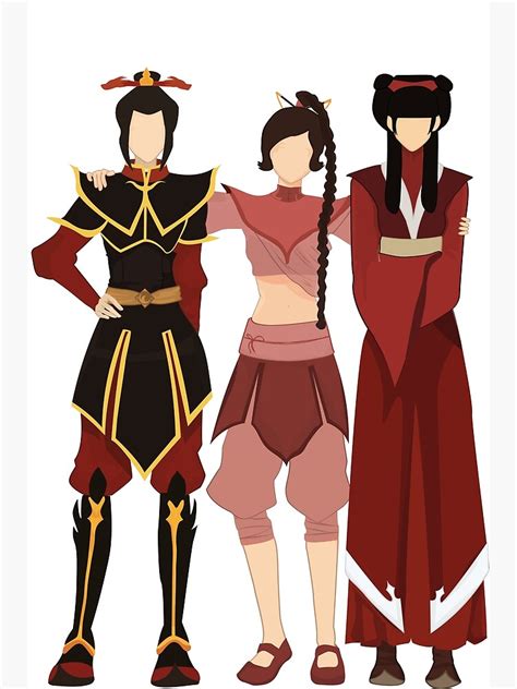 Avatar The Last Airbender Azula Mai Ty Lee Poster By Alanisb Redbubble