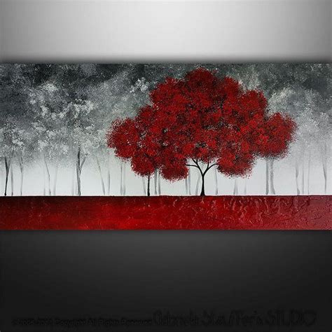 Red Trees Painting Foter