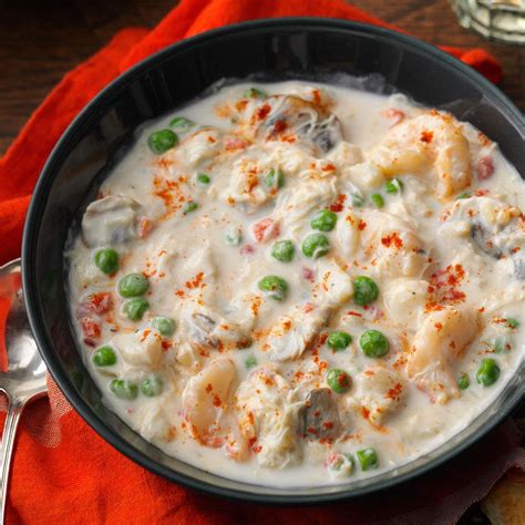 Grandmas Seafood Chowder Recipe How To Make It Taste Of Home