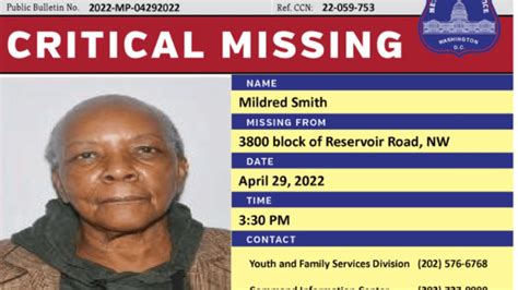 79 Year Old Woman Found After Going Missing From Dc Hospital Nbc4 Washington