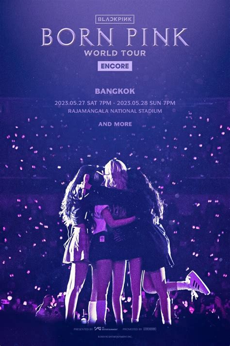Blackpink Drops Poster For Encore Concert In Bangkok