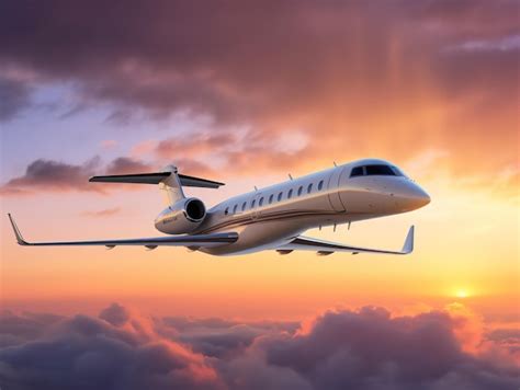 Premium AI Image Elegance Ascending With The Embraer Legacy 500