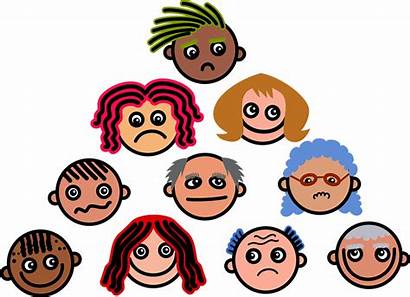 Cartoon Faces Expressions Emotions Pixabay Crowd Graphic