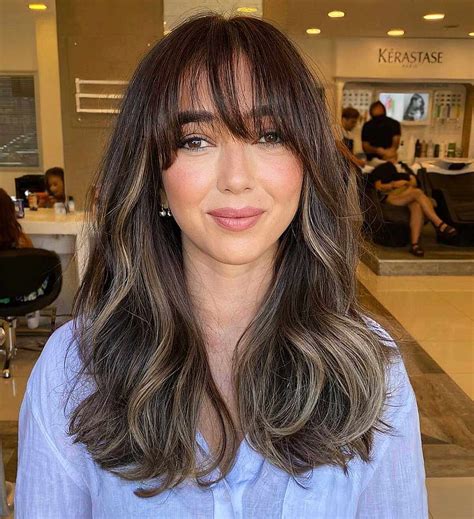 28 cutest wispy bangs on long hair to revamp your style