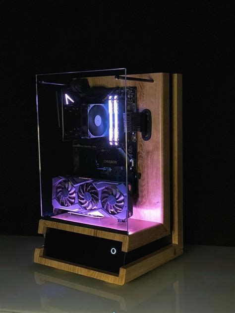 Custom Open Wooden Pc Case Diy Computer Case Pc Cases Diy Pc Case