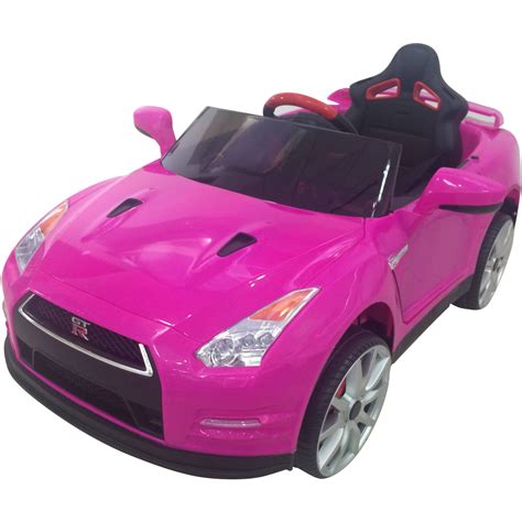 12v Best Ride On Nissan Gtr R35 In Pink Battery Powered Wheels