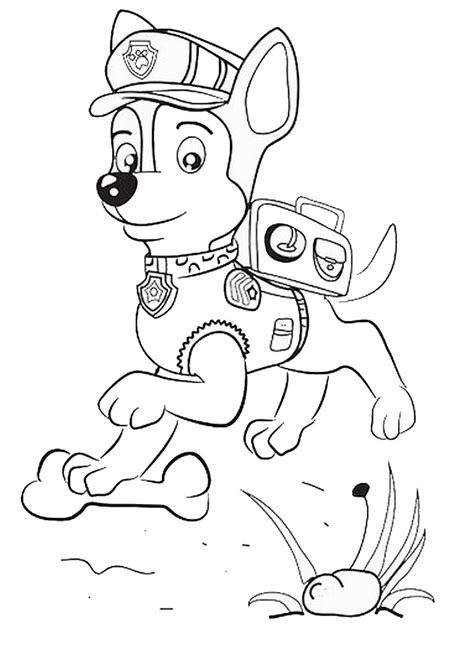 dibujos de la patrulla canina para colorear paw patrol