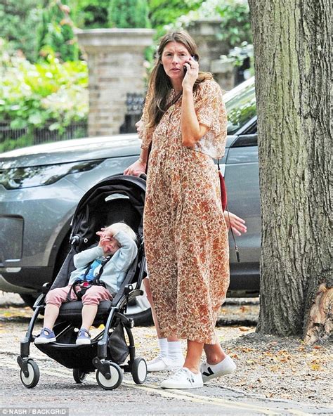 Jools Oliver Looks Stylish In A Floral Dress For Walk With Son River Daily Mail Online