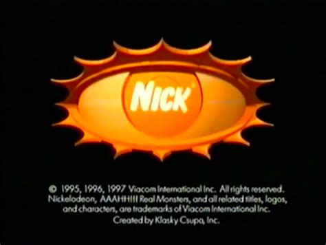 Nickelodeon Home Media Endcaps Closing Logos