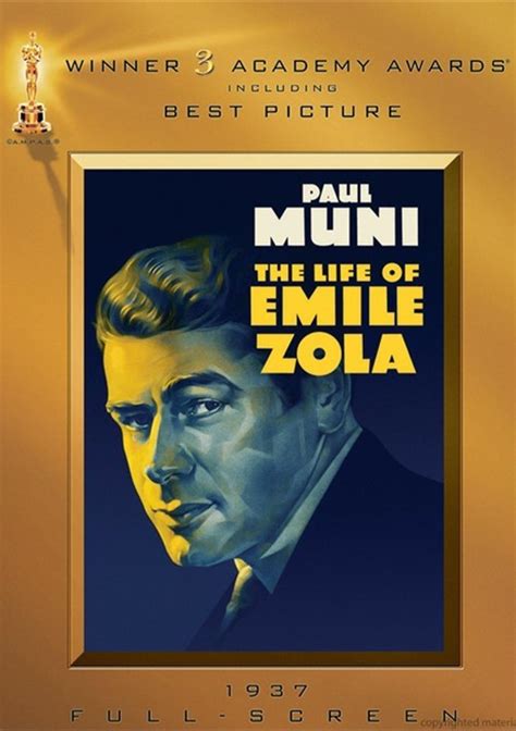 Life Of Emile Zola The Academy Award O Sleeve Dvd 1937 Dvd Empire