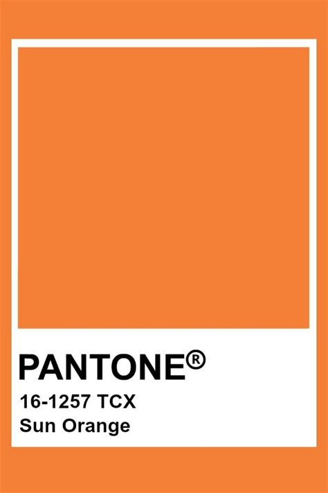 Pantone Sun Orange Pantone Orange Pantone Palette Pantone Color