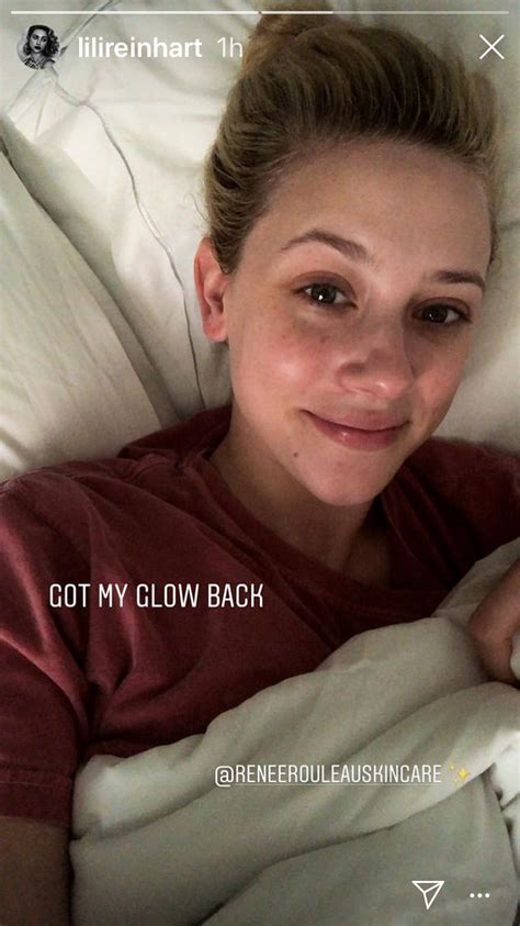 Lili Reinhart Just Posted A No Makeup Selfie To Instagram—right After She Got A Facial