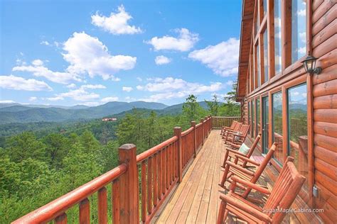Luxury Log Cabin W Amazing Mountain Views And A Private Hot Tub Updated