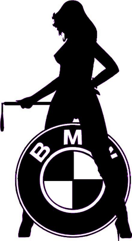 bmw sexy girl decal