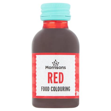 Morrisons Morrisons Natural Red Food Colouring 38mlproduct Information