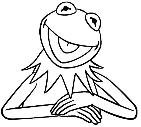 Kermit The Frog Coloring Page Coloring Home