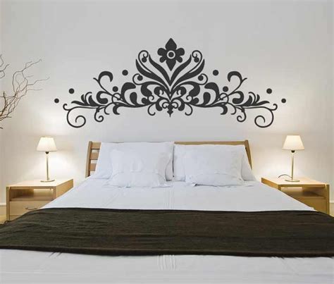 Baroque Headboard 2 Wall Sticker Bedroom Romatic Decal Graphic