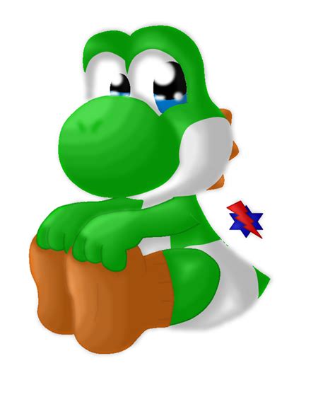 Baby Yoshi Revisited By Jei Ice On Deviantart