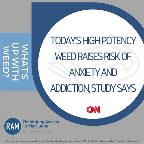 The vaccine is likely to be more widely available to the general public in spring 2021. Today's high potency weed raises risk of anxiety and ...