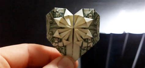 Dollar Origami Beating Heart Diagram
