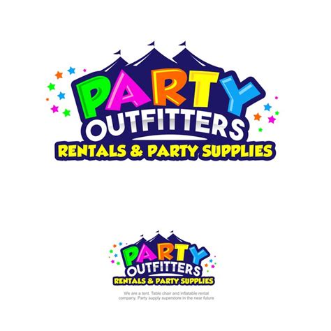 Make a list of all the final items you'll need to attend to, from returning supplies or what party or event are you planning on throwing in the near future? Party Rental Company Needs corporate Logo | Logo design ...