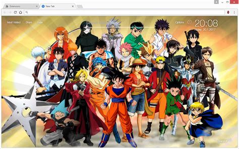 Anime HD Wallpapers New Tab Themes - Chrome Web Store