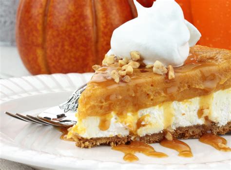 No Bake Pumpkin Pie With Vanilla Pudding And Cool Whip