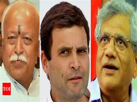 Yechury for the offence punishable under. RSS likely to invite Rahul Gandhi, Sitaram Yechury for ...
