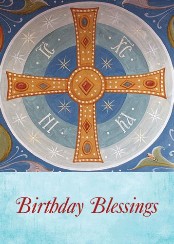 Birthday Blessings Cross Pack Of 10 Cards Ancient Faith Store