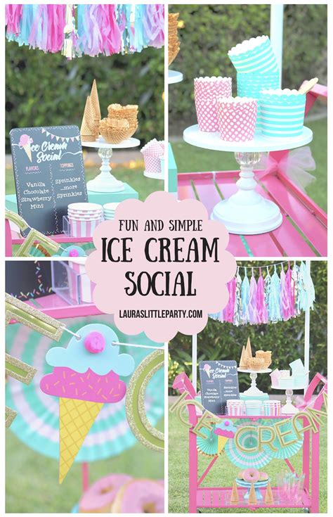 Simple Ice Cream Social Ideas Theyll Scream For Lauras Little Party