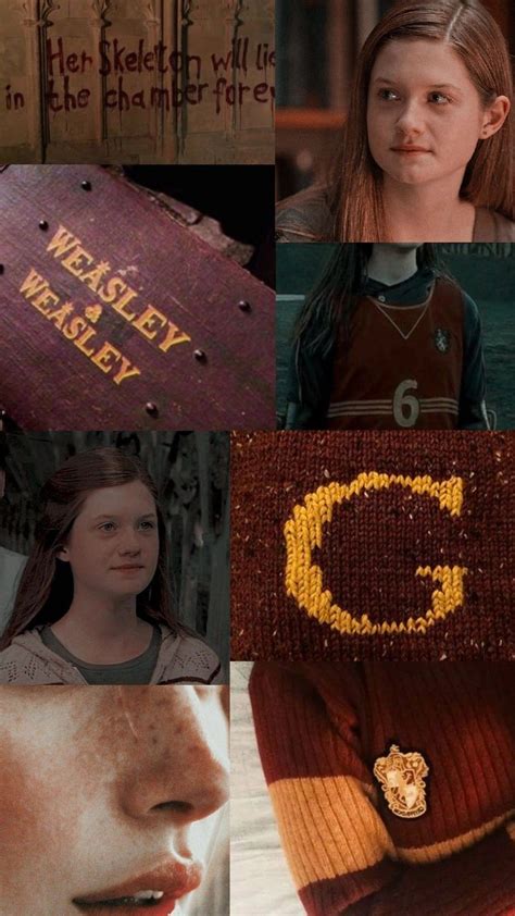 Wallpaper Aestheticwallpaper Harrypotter Weasley Ginny