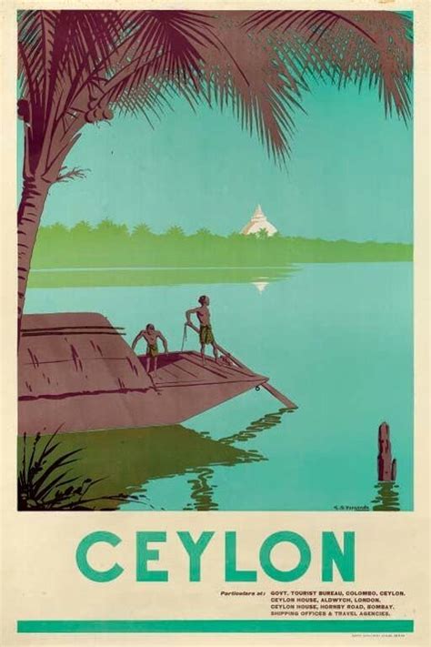 Pin By Khrs Velau On Sri Lanka Vintage Travel Posters Travel Posters