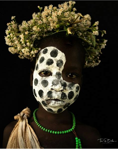 African Tribal Makeup Tribal Face African Beauty African People