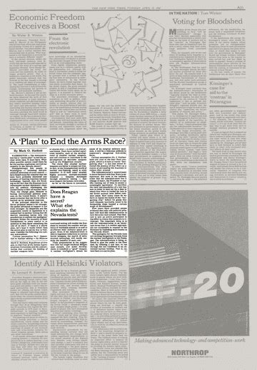 Opinion A Plan To End The Arms Race The New York Times