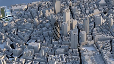 City Of London 3d Model Michal Konicek Cgarchitect Architectural