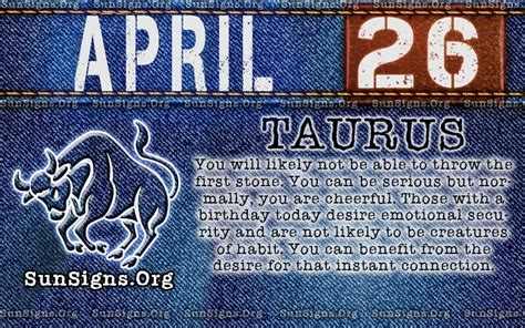 People born on april 6: April 26 Zodiac Horoscope Birthday Personality | SunSigns.Org