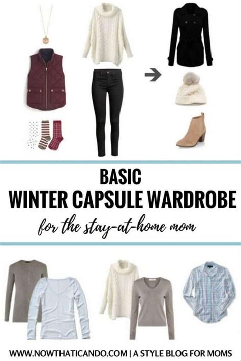 Basic Winter Capsule Wardrobe Plan 130 Outfits For Stay At Home Moms