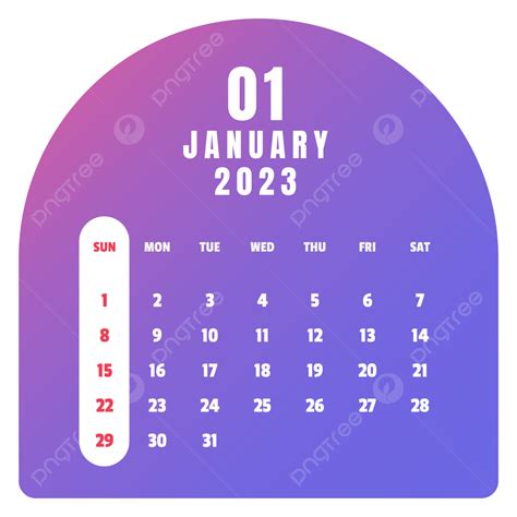 Gambar Kalender Sederhana Januari 2023 Januari Kalender 2023