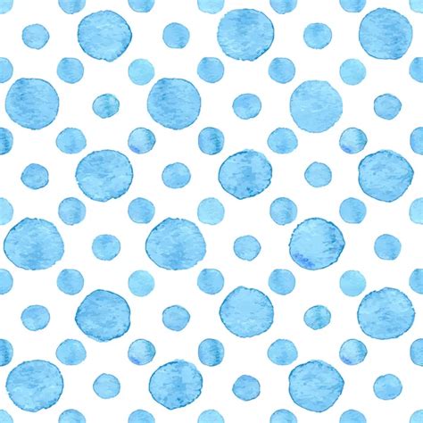 Seamless Watercolor Dots Pattern Stock Vector Image By ©de Kay 107318260