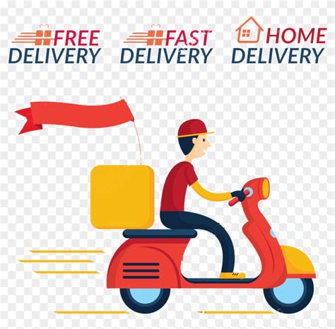 Pizza Delivery Scooter Clip Art Free Home Delivery Icon Free
