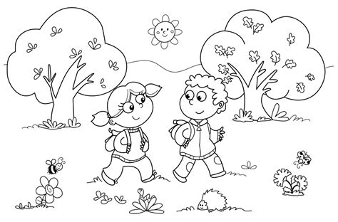 Free Printable Kindergarten Coloring Pages For Kids