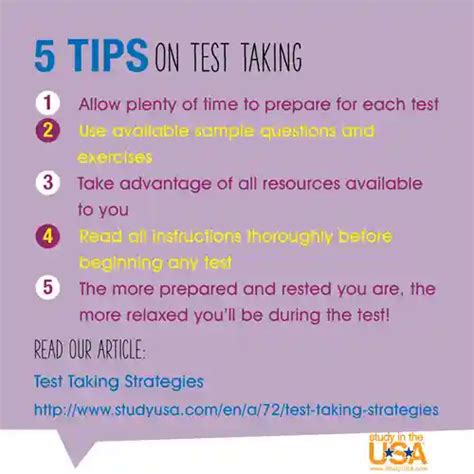 5 Tips On Test Taking