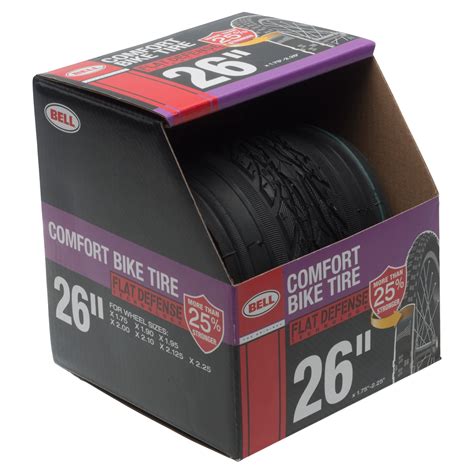 Bell Flat Defense Comfort Bike Tire 26 X 175 225 Black