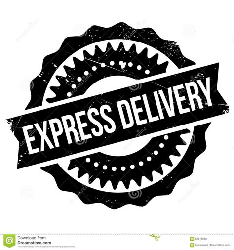 Express Delivery Stamp Stock Vector Illustration Of Sign 82616030