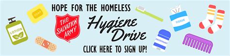 The Salvation Army Hygiene Drive