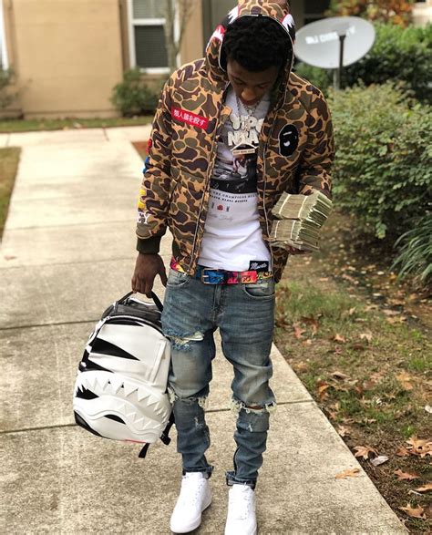 Pin By 🦋 On Youngboy Nba Outfit Rapper Style Swag Outfits