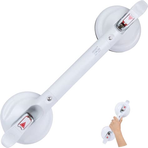 HEINSY Suction Grab Bar Portable Shower Suction Handle Bar Suction