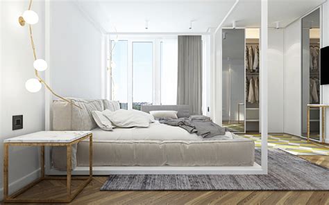 Bedroom designs white and grey. | gray and white bedroomInterior Design Ideas.